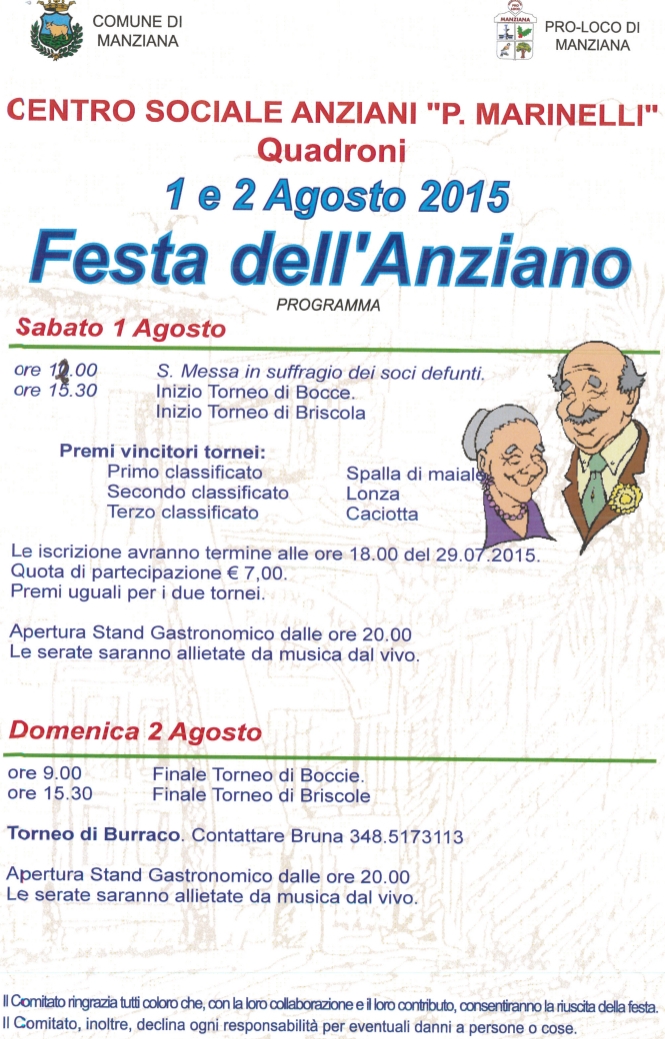 Festa anziano Quadroni 2015