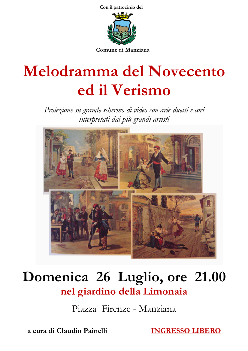 spettacolo del 26 luglio